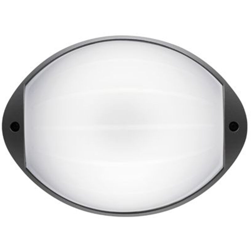 foto del prodotto applique aperta contemporanea coco alluminio grafite 1 luce led 7w 4000k