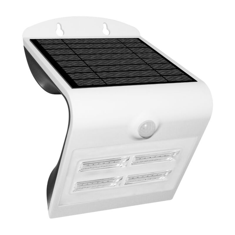 foto del prodotto applique arcadia 3.2 bianco applique con pannello solare 3.2 w 400 l