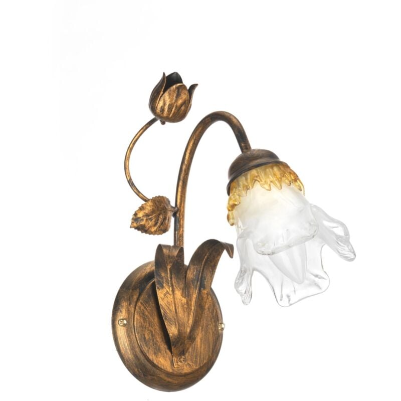 foto del prodotto applique arianna 1 luce in bronzo, e14