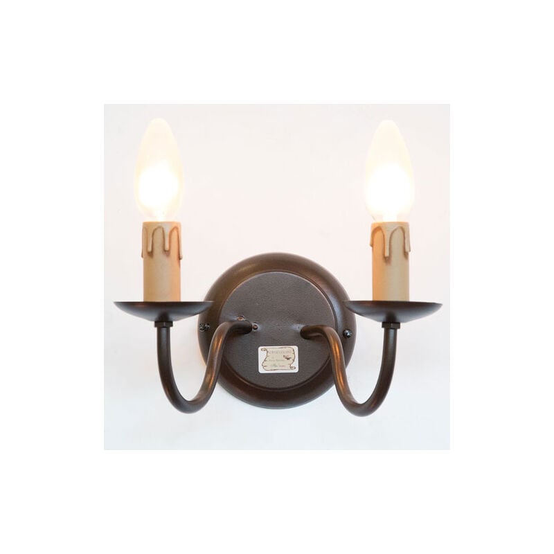 foto del prodotto applique assisi a 2 luce lampade lampioni lanterne applique