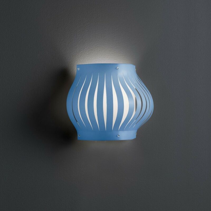 foto del prodotto applique balcony blu pastello cm. 33 x 17 x 25 h