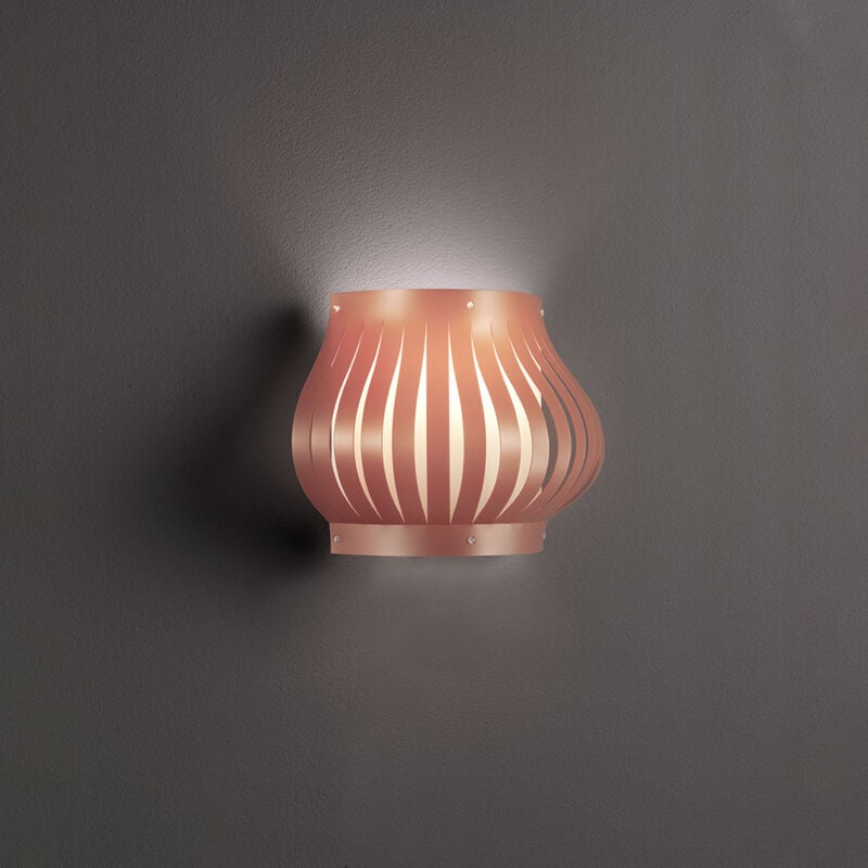foto del prodotto applique balcony helios 1 luce in polilux rame made in italy