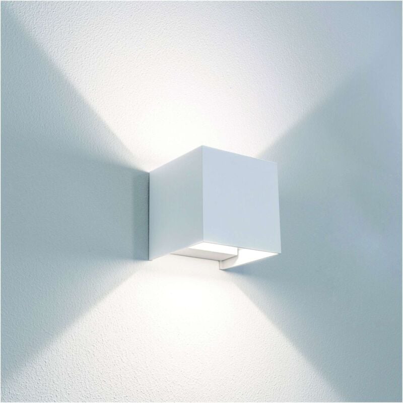 foto del prodotto applique bidirezionale quadrato a led up down 10 w 800 lm 3.000k 4.000k 6500k col. bianco century