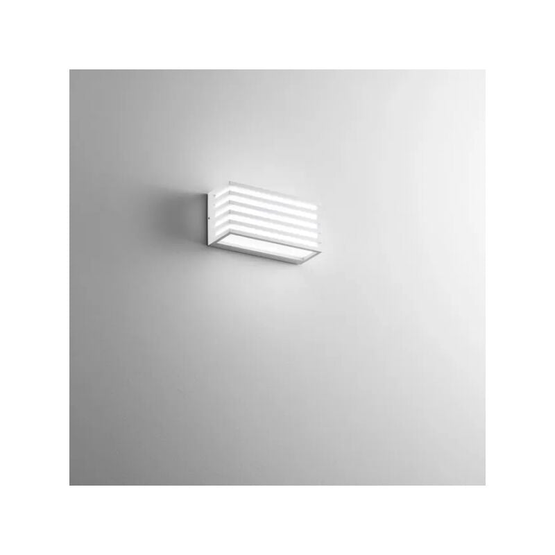 foto del prodotto applique biemissione led dukrot bianca 12w1440lm cct ip54 cct 22x8x11cm