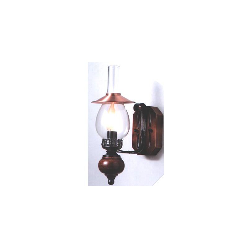 foto del prodotto applique cappa rame lampade lampione lanterna plafoniera