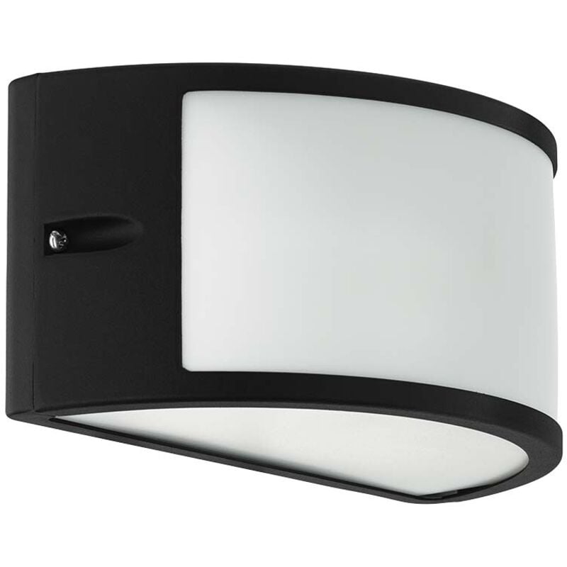 foto del prodotto applique catamarca , lampada da parete per esterni e27 1x40 watt, 22x11xh.11 cm, finitura nera