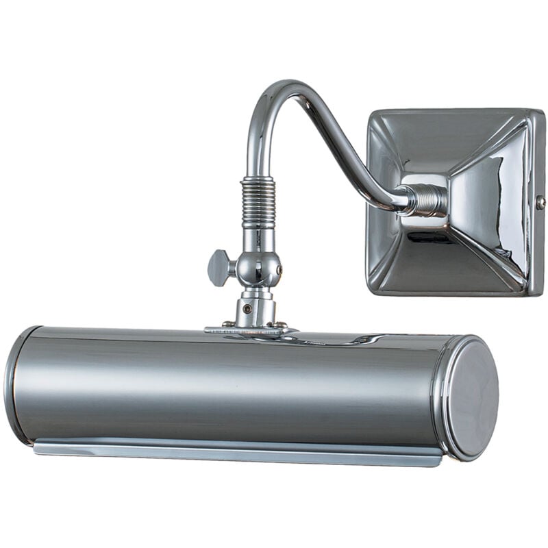 foto del prodotto applique classica picture light acciaio cromo lucido 1 luce e14