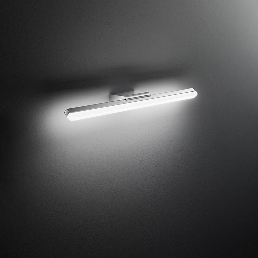 foto del prodotto applique contemporanea bold metallo cromo acrilico led 20w 3000k