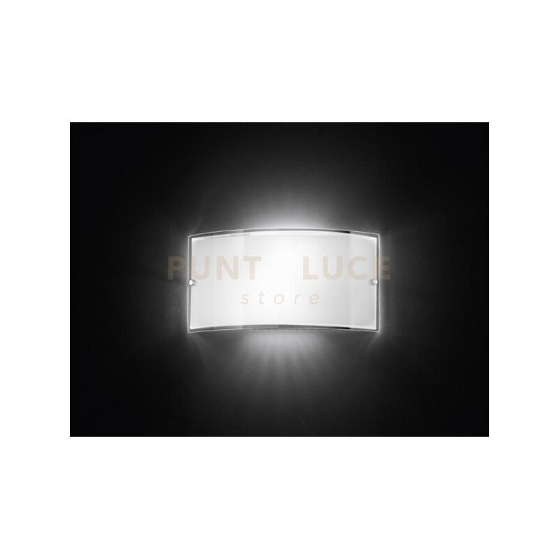 foto del prodotto applique contemporanea drop metallo bianco 2 luci e27