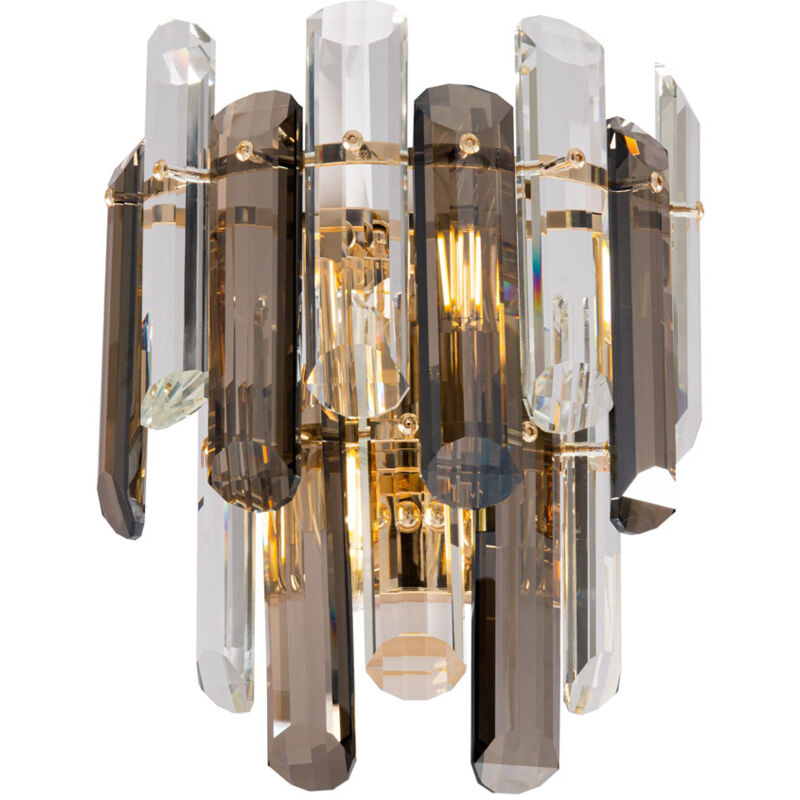 foto del prodotto applique contemporanea flare metallo oro 2 luci