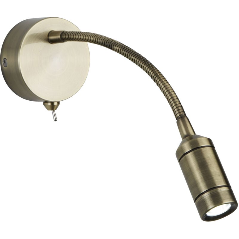 foto del prodotto applique contemporanea flexy acciaio adjustable led 0,75w 3000k