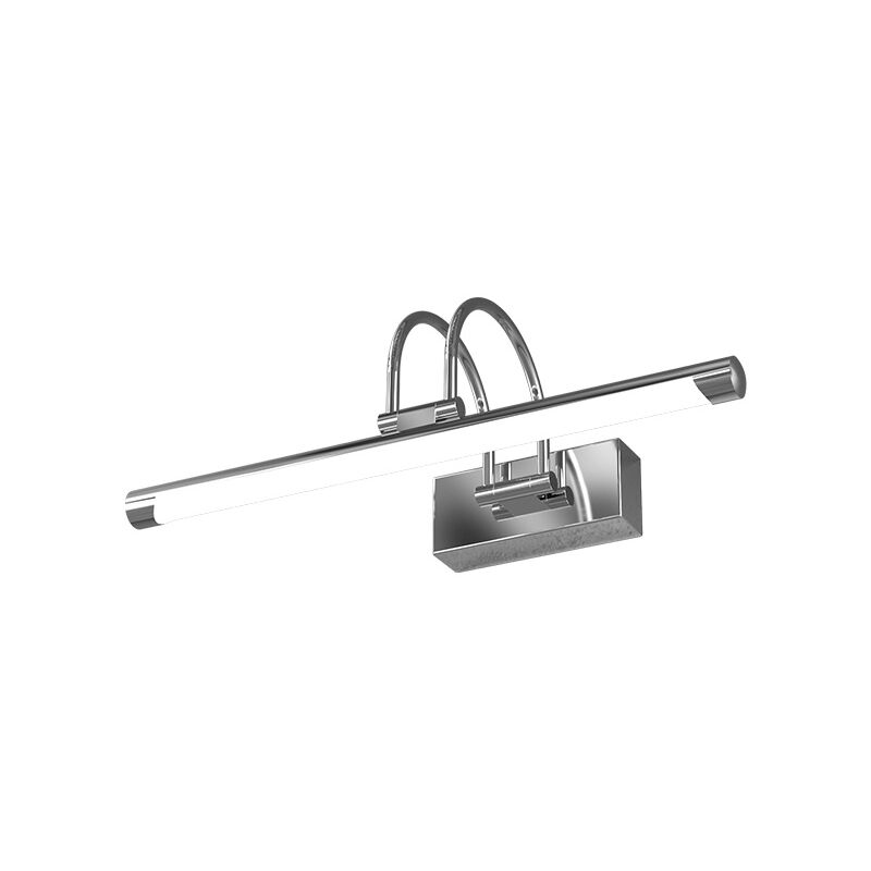 foto del prodotto applique contemporanea heat metallo cromo diffusore acrilico led 10w luce calda