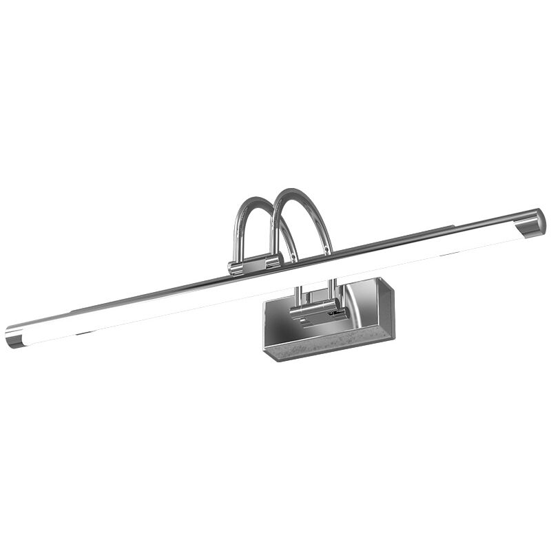 foto del prodotto applique contemporanea heat metallo cromo diffusore acrilico led 12w luce calda