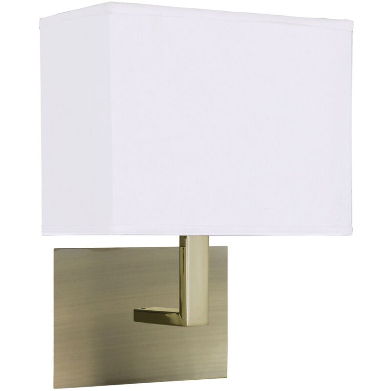 foto del prodotto applique contemporanea hotel acciaio ottone 1 luce e27