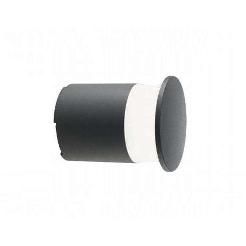 foto del prodotto applique contemporanea kep alluminio antracite 1 luce led 9w 3000k
