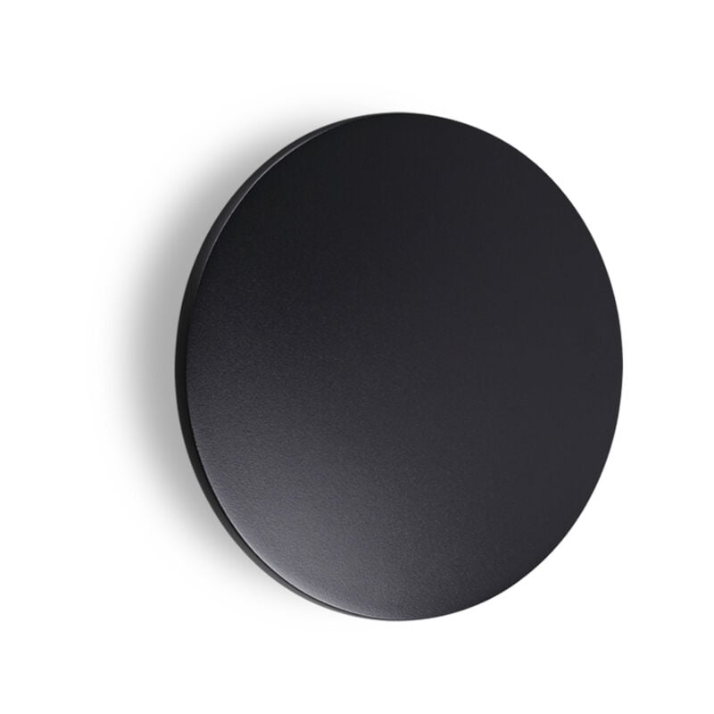 foto del prodotto applique contemporanea punto alluminio nero led 16w 3000k ip54