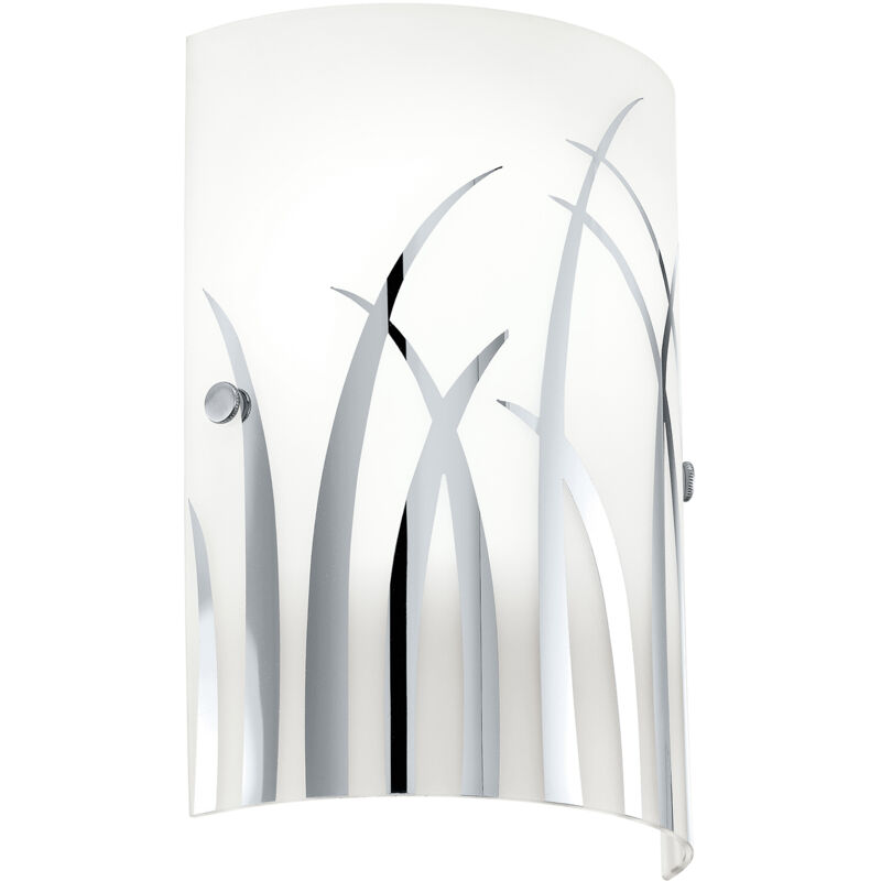 foto del prodotto applique contemporanea rivato acciaio bianco 1 luce e14