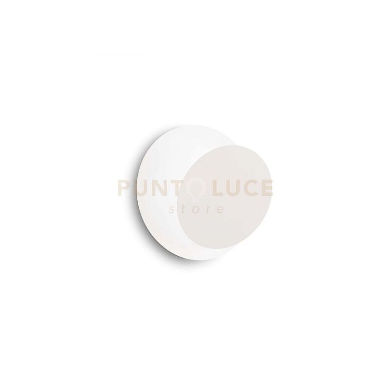 foto del prodotto applique contemporanea tick metallo bianco 1 luce 7,5w 3000k luce calda