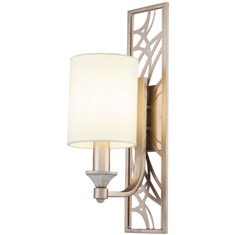 foto del prodotto applique contemporanea vittoria metallo oro 1 luce diffusore in pvc crema