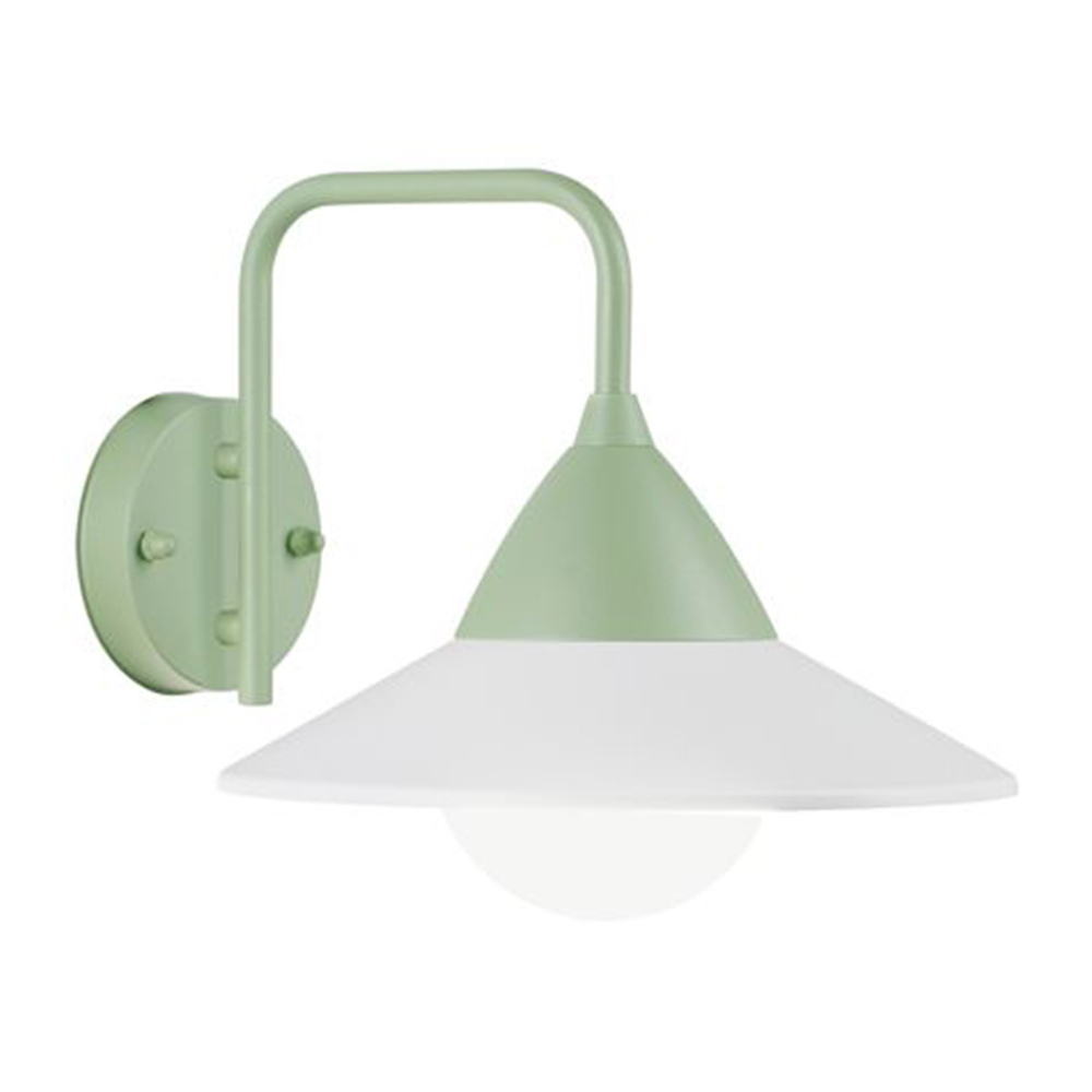 foto del prodotto applique contemporanea yukon alluminio metallo nero e arancio 20w led cct3