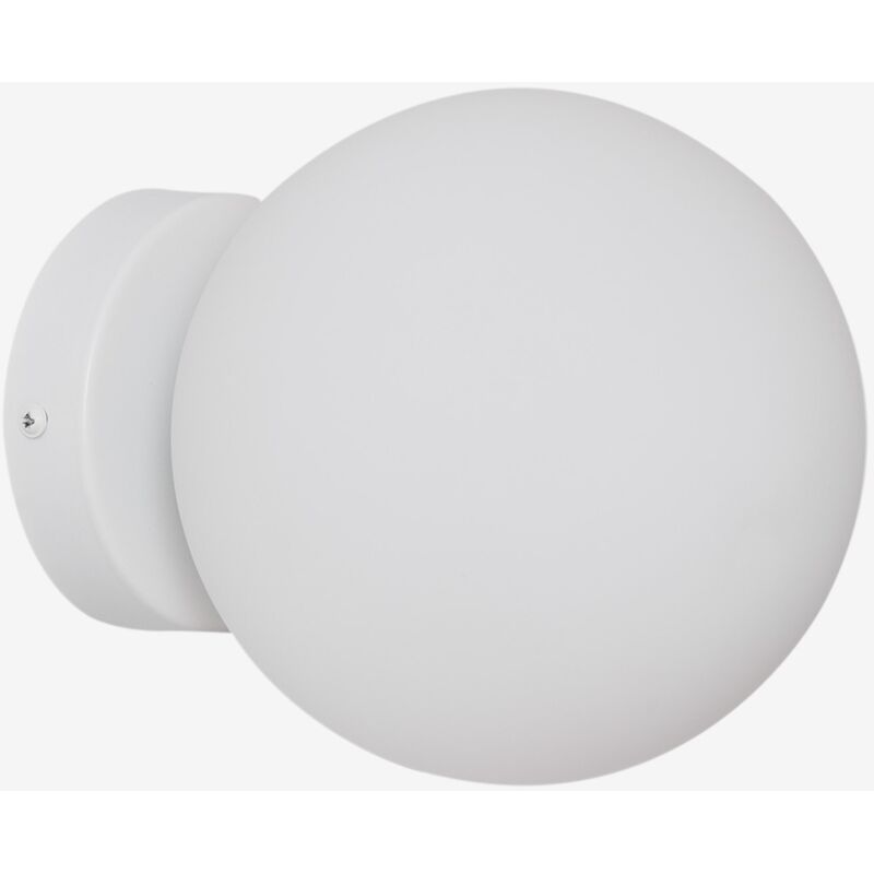 foto del prodotto applique da bagno tradizionale in acciaio inox uvol con sfera di cristallo sklum