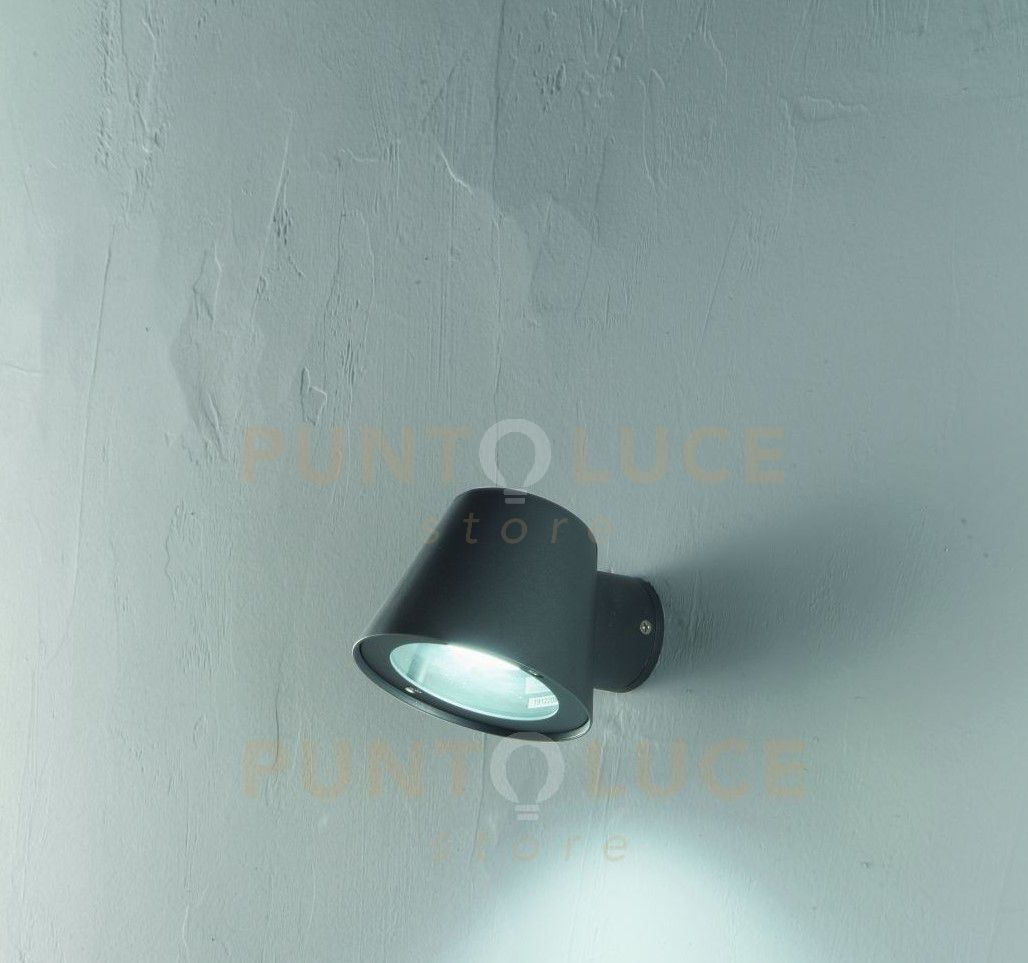 foto del prodotto applique da esterni malta antracite 1 luce attacco gu10 ip65 h.10cm
