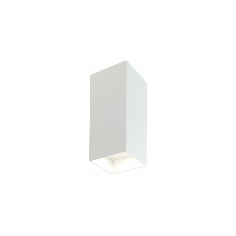 foto del prodotto applique da esterno a led 2x6w quadrata sovil tower bianco