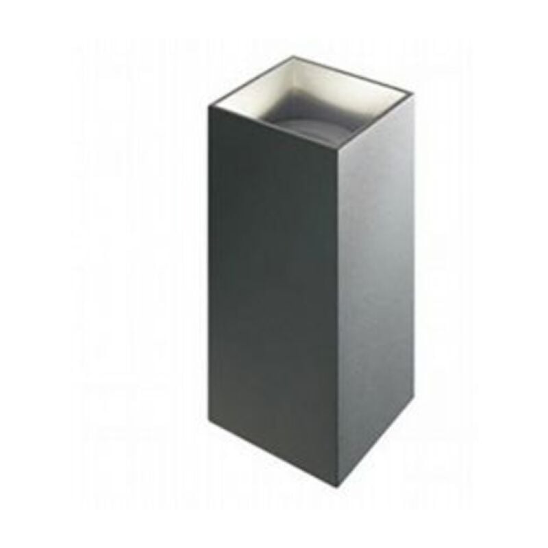 foto del prodotto applique da esterno a led 2x6w quadrata sovil tower grigio