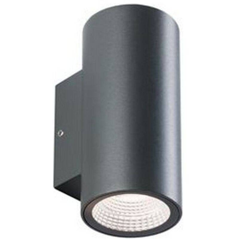 foto del prodotto applique da esterno a led 3w+3w 4000k sovil grigio