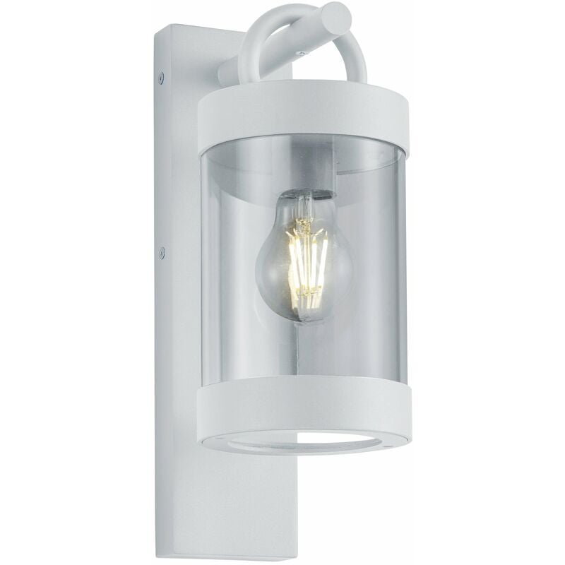 foto del prodotto applique da esterno a led in alluminio bianco opaco