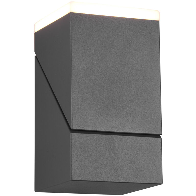 foto del prodotto applique da esterno a led smd in allumnio pressofuso antracite
