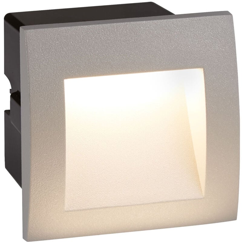 foto del prodotto applique da esterno ankle alluminio grigio policarbonato led 1,3w 4000k