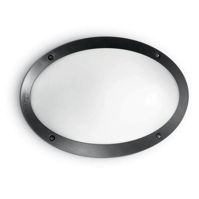 foto del prodotto applique da esterno fumagalli maddi ip66 1 x e27 nero opaco