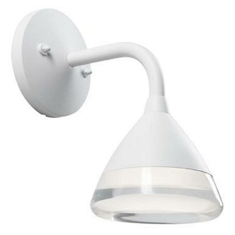 foto del prodotto applique da esterno graal alluminio e termoplastica bianco led 20w 4000k