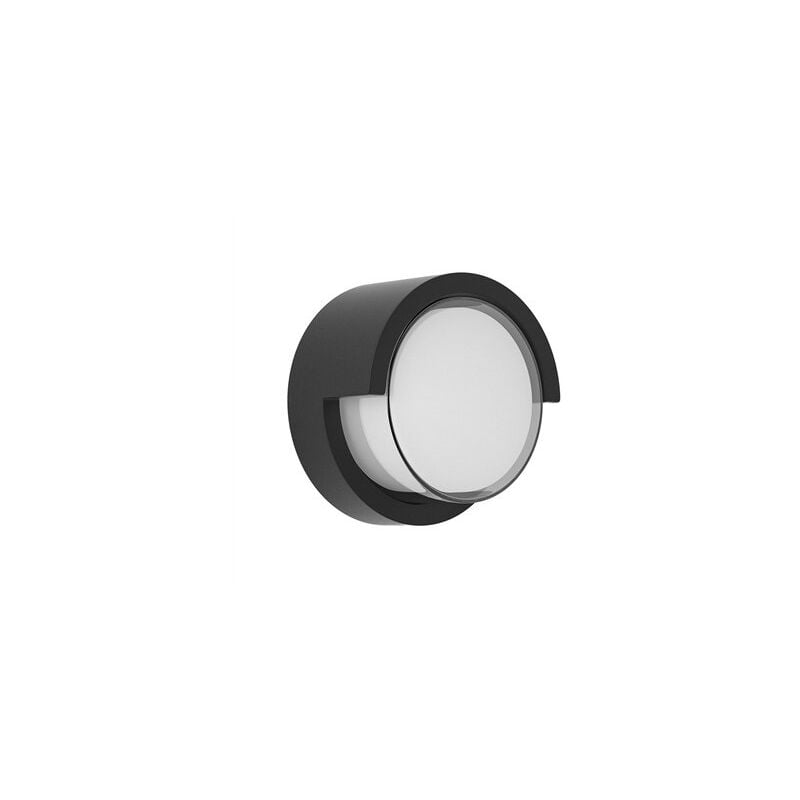 foto del prodotto applique da esterno led bejel 12w 3000k 600lm ip65 17x17x10,2cm colore nero