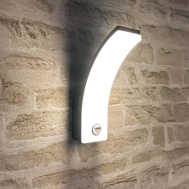 foto del prodotto applique da esterno led di rilevamento gibiltartar ip65 3 potenze 12w-15w-20w