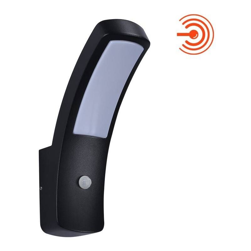 foto del prodotto applique da esterno lus 13w ip54 led con sensore pir