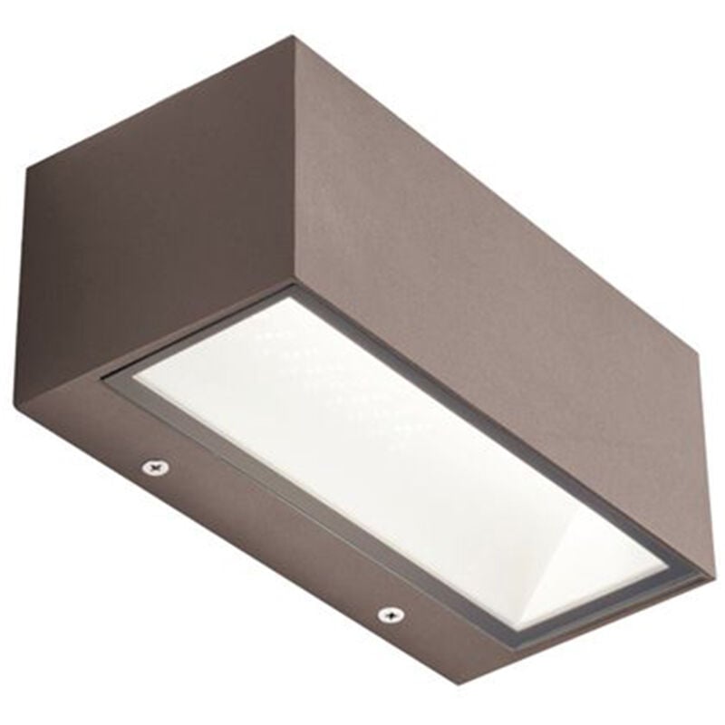 foto del prodotto applique da esterno maxi biemissione box alluminio caff 40w led 3000k