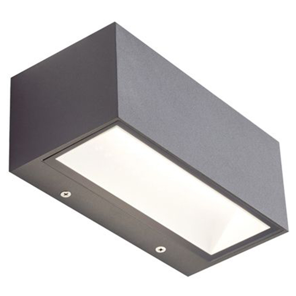 foto del prodotto applique da esterno maxi biemissione box alluminio grafite 40w led 4000k