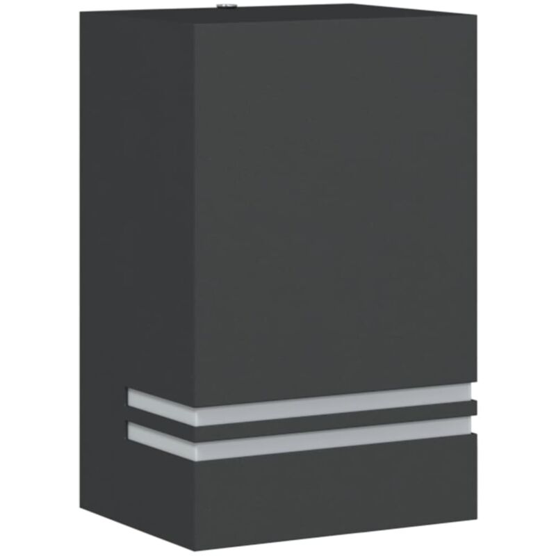 foto del prodotto applique da esterno nera in acciaio inossidabile vidaxl