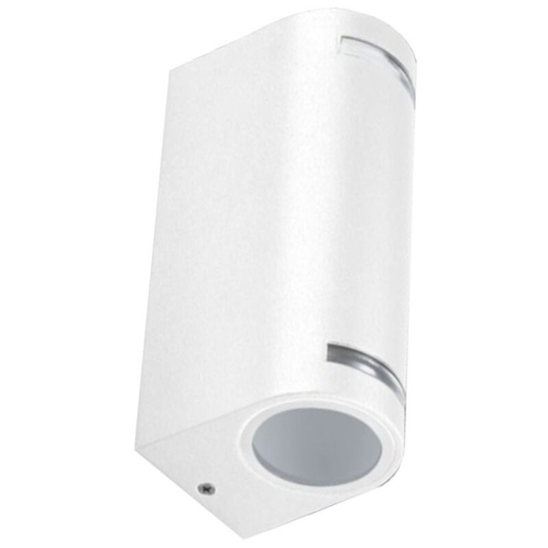 foto del prodotto applique da esterno per parete facciate giardino lampada da muro doppia emissione up down illuminazione per balcone ingresso attacco gu10 ip54
