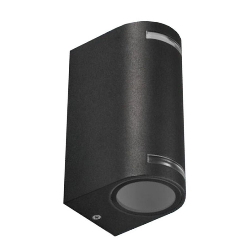 foto del prodotto applique da esterno per parete facciate giardino lampada da muro doppia emissione up down illuminazione per balcone ingresso attacco gu10 ip54