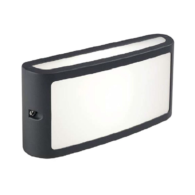 foto del prodotto applique da esterno sovil screen con led 10w 4000k grigio 99500 16