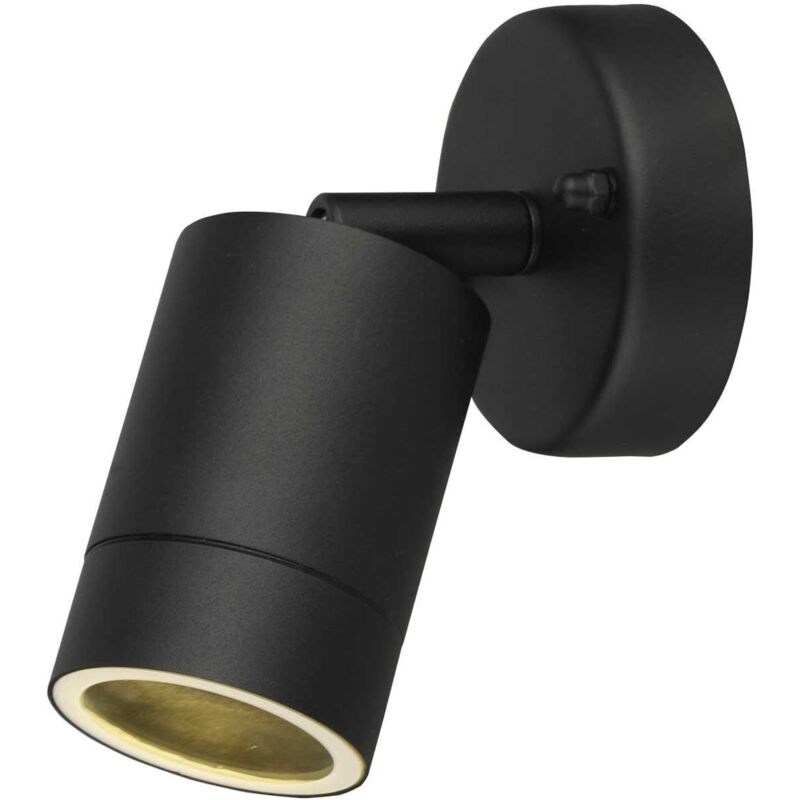 foto del prodotto applique da esterno spot almedilla ip44 nero opaco gu10