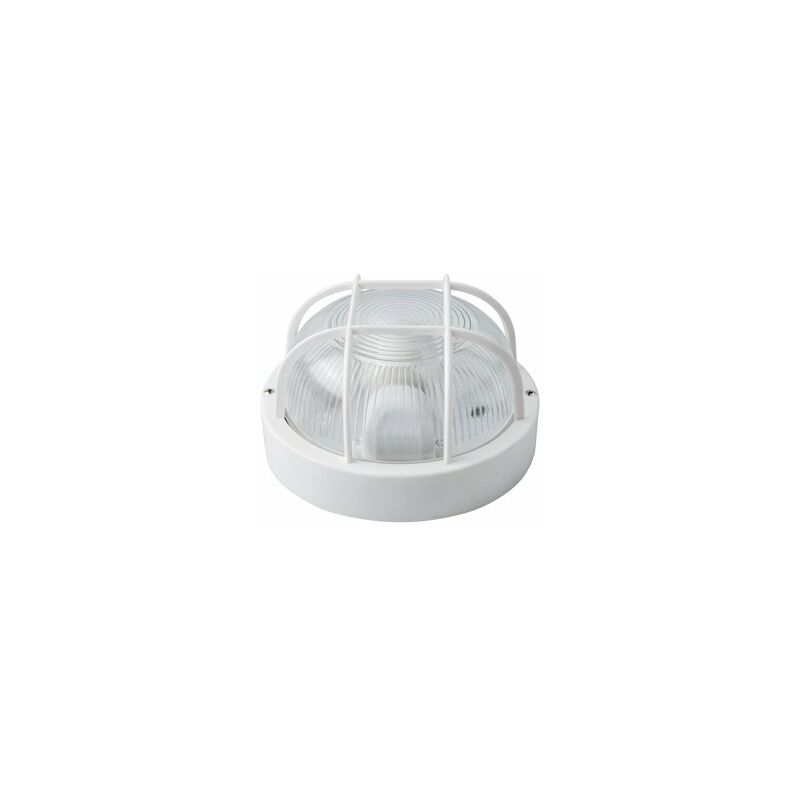 foto del prodotto applique da esterno tondo ip54 e27 bianco