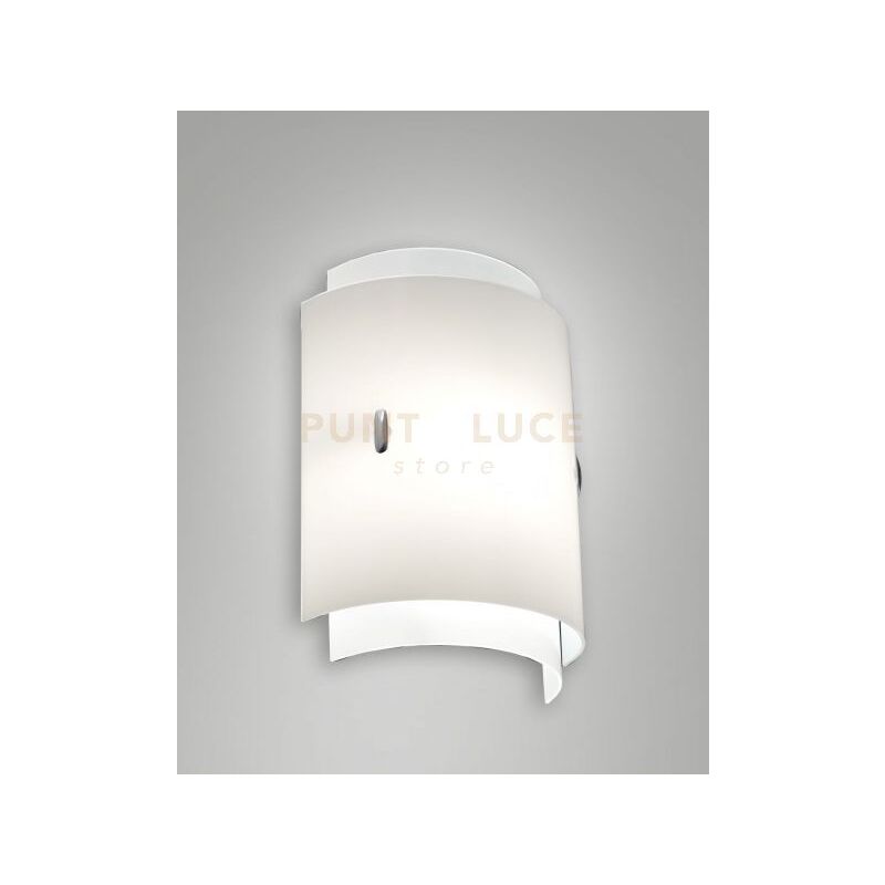 foto del prodotto applique da interni laila bianco in vetro