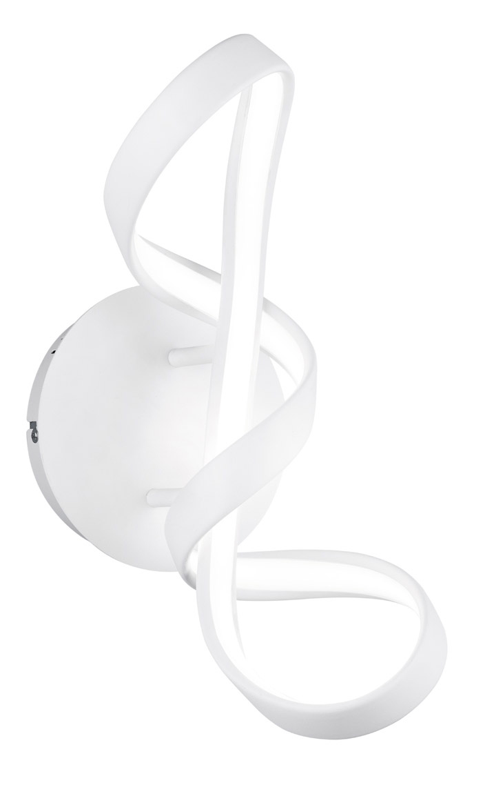 foto del prodotto applique da interno a led smd in metallo bianco opaco