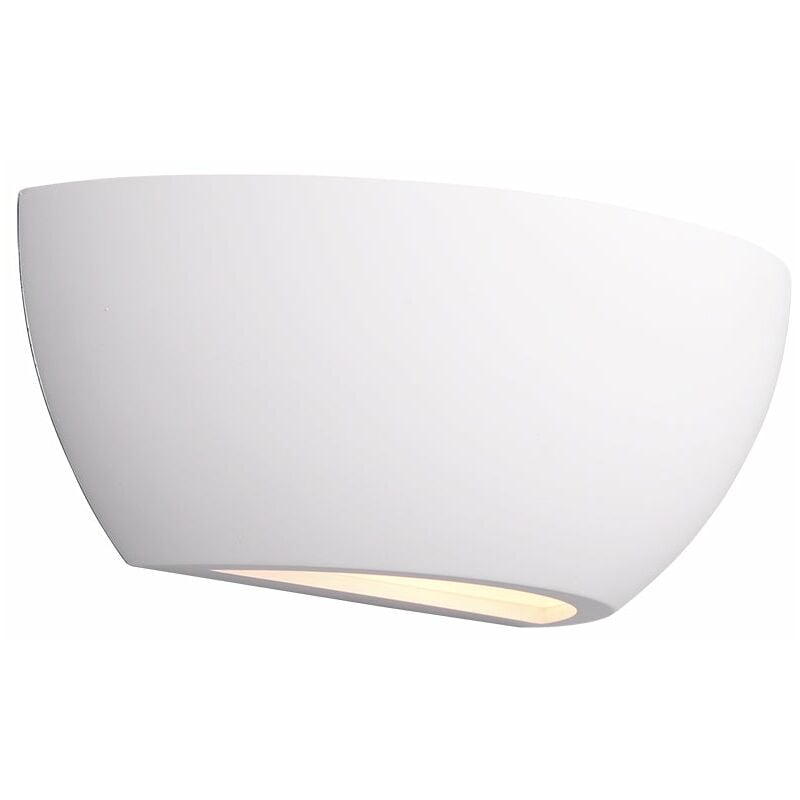foto del prodotto applique da interno e14 in gesso bianco