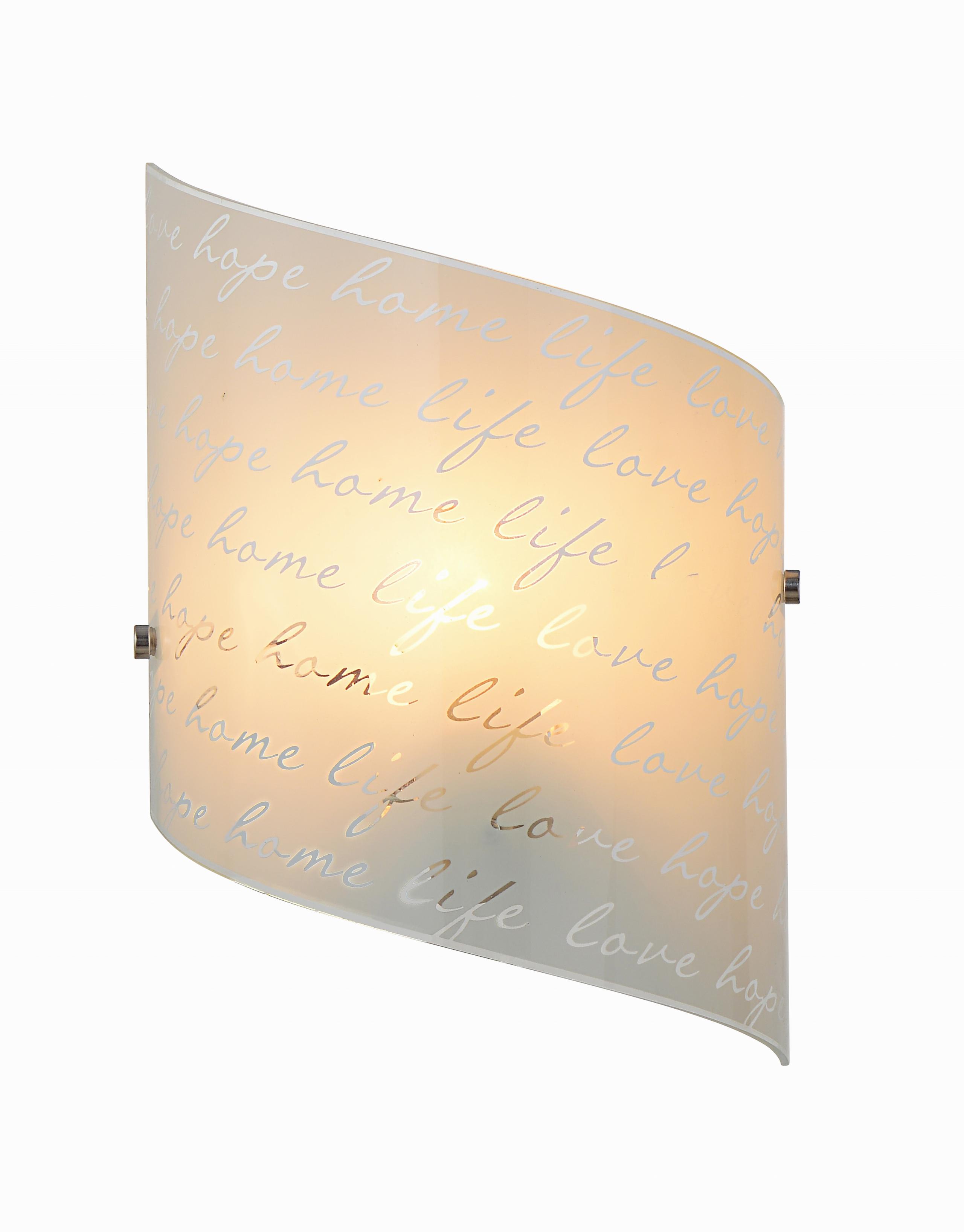 foto del prodotto applique da interno e27 in metallo bianco