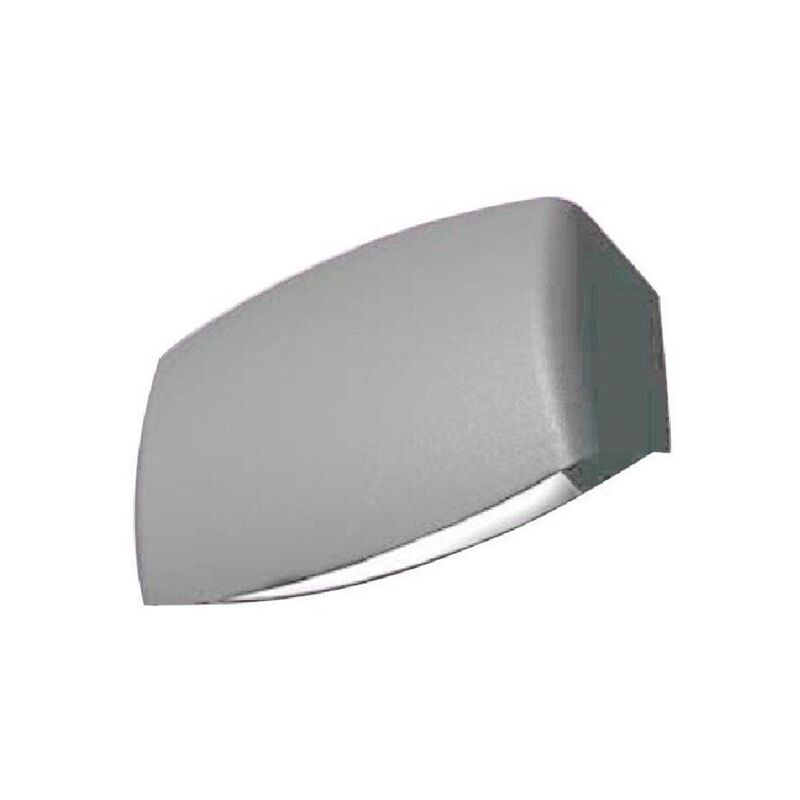 foto del prodotto applique da parete 7.5w cct grigio abram 190 ip55 fumagalli